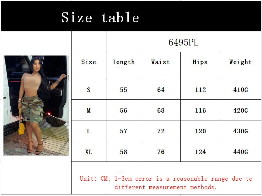 New Arrival High Quality Summer Fashion Casual Camouflage Camo Trousers Women Shorts Cargo Pocket Half Pants for Ladies