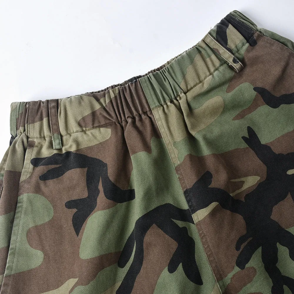 New Arrival High Quality Summer Fashion Casual Camouflage Camo Trousers Women Shorts Cargo Pocket Half Pants for Ladies