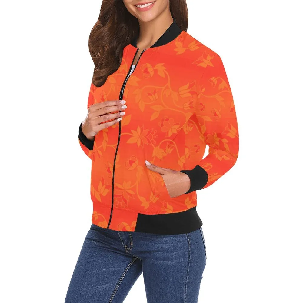 Orange Days Orange Bring Them Home Bomber Jacket for Women