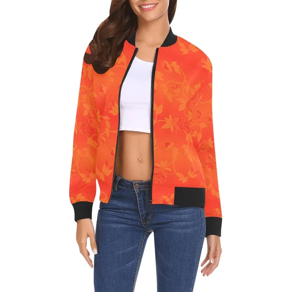 Orange Days Orange Bring Them Home Bomber Jacket for Women