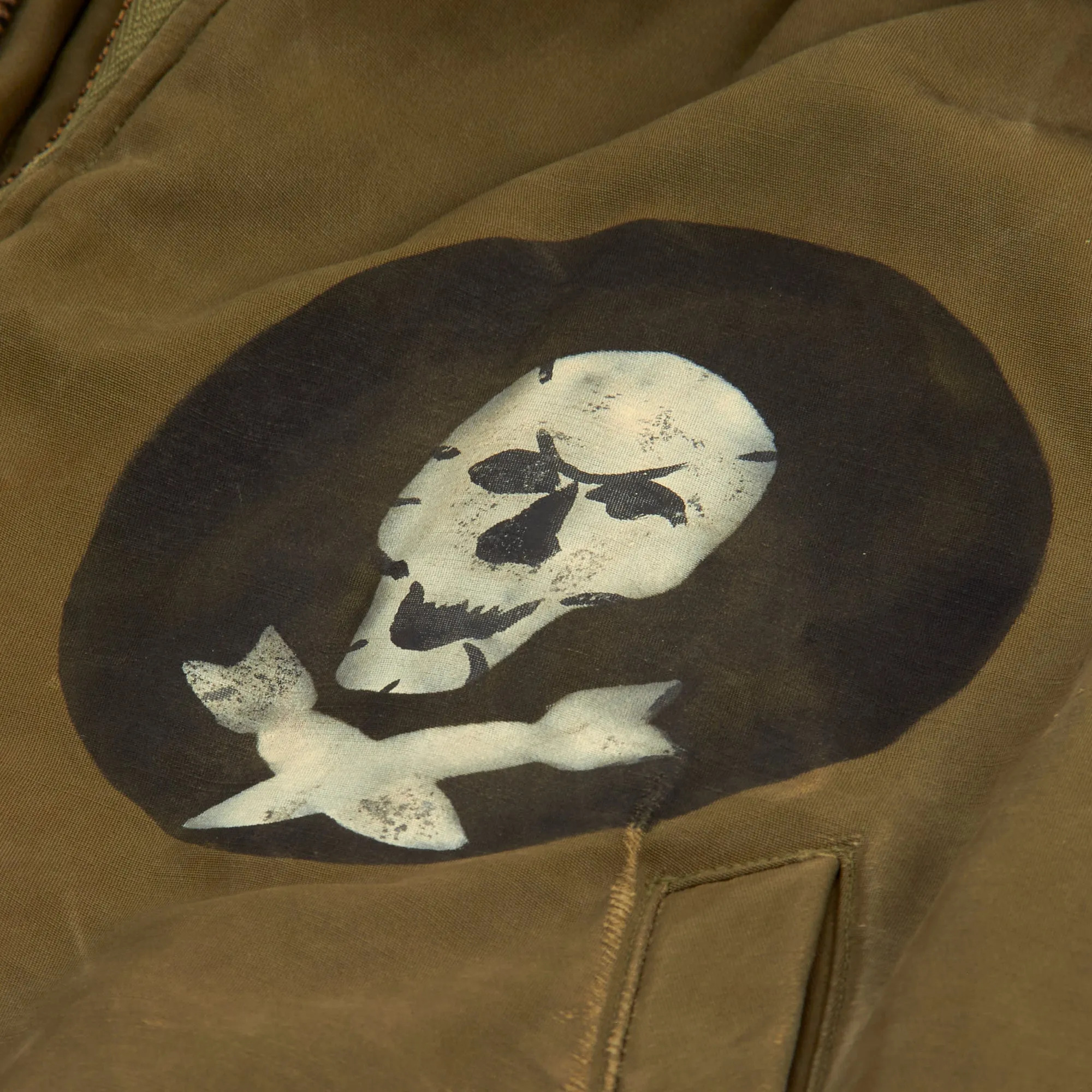 Original U.S. WWII Jolly Rogers 90th Bomb Group B-24 “Miss Fit” Painted 400th Bomb Squadron B-15 Jacket With A-11 Trouser