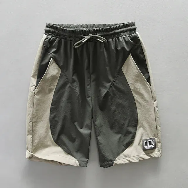 Patchwork Casual Cargo Shorts