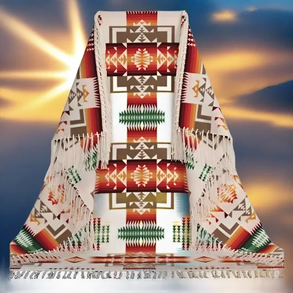 Pendleton® Chief Joseph Shawl Robe, Ivory