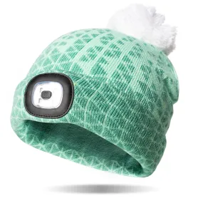 Peppermint KIDS RECHARGABLE LED BEANIE