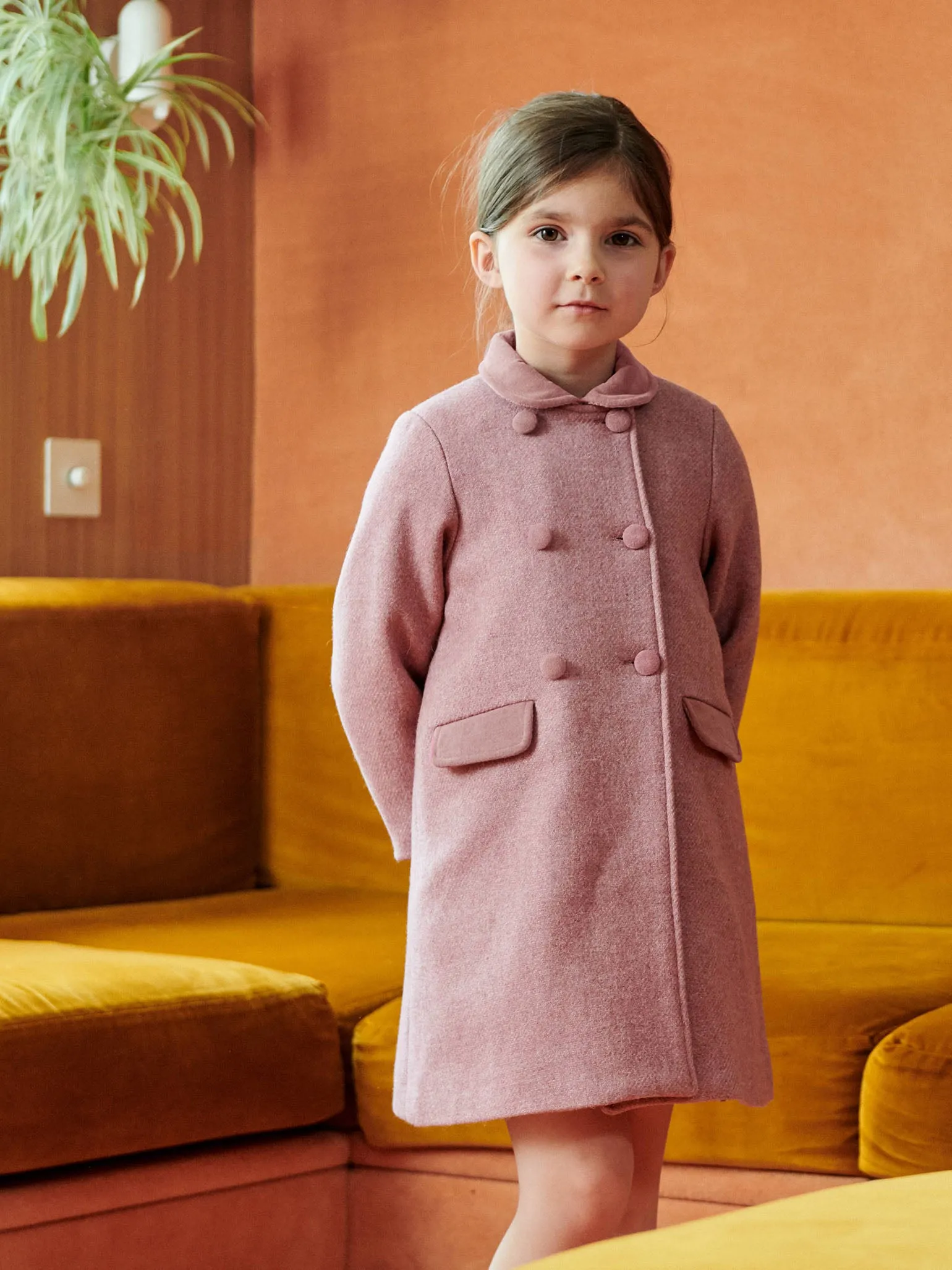 Pink Arrieta Girl Coat