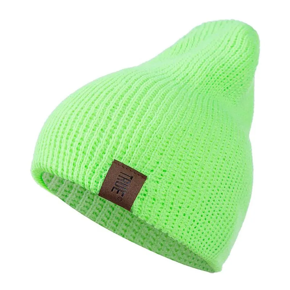 Plain Knit Vibrant Winter Comfy Beanie Hat