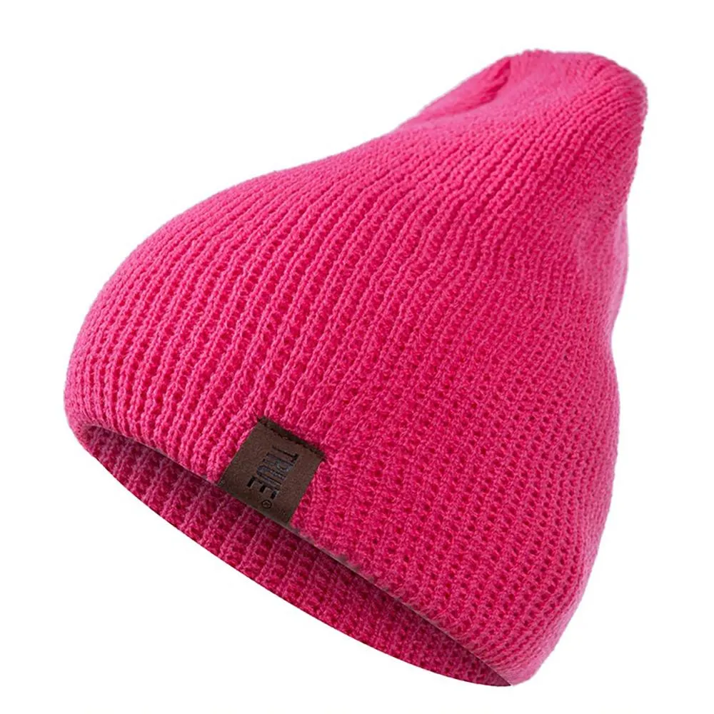 Plain Knit Vibrant Winter Comfy Beanie Hat