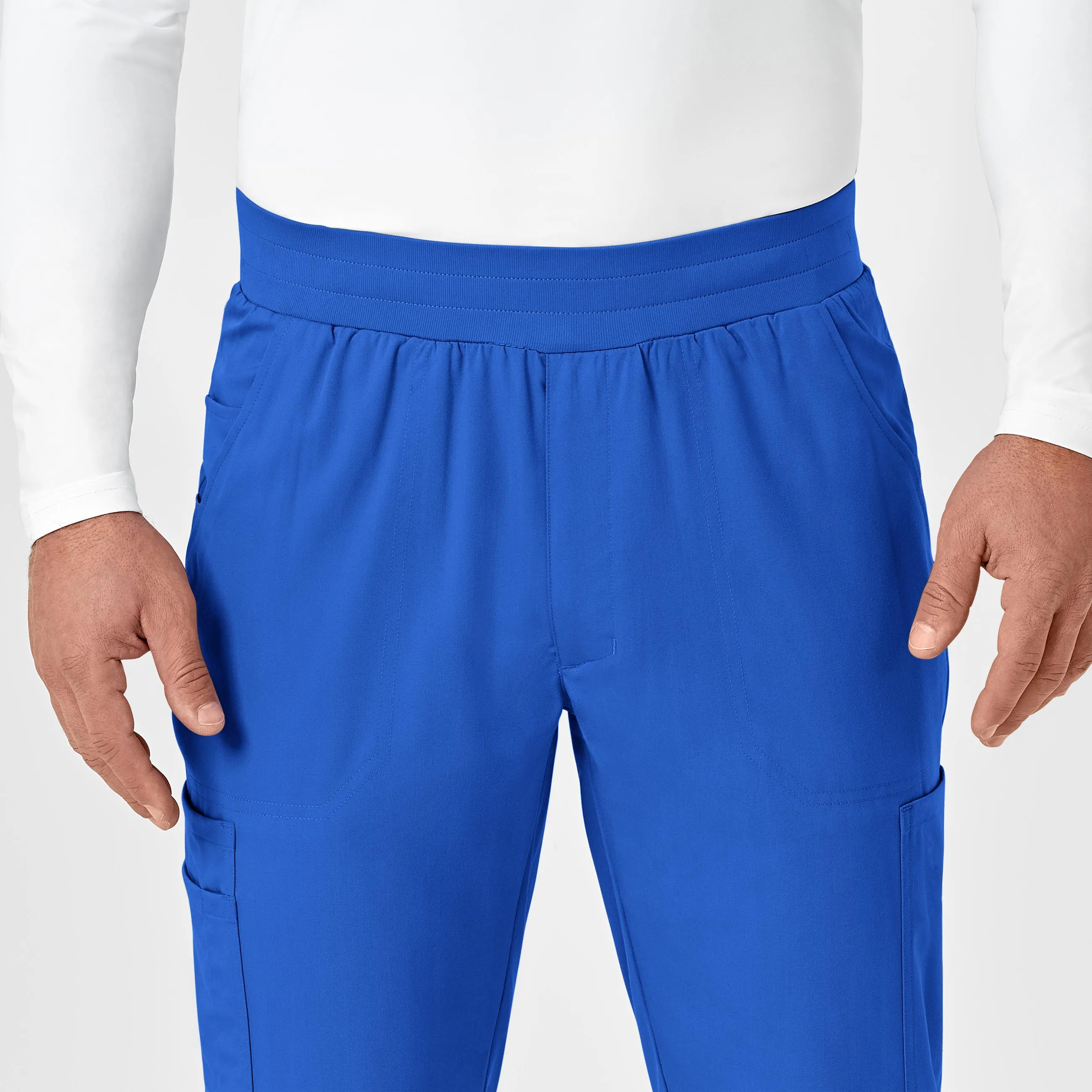 PRO Men's Cargo Jogger Scrub Pant - Royal