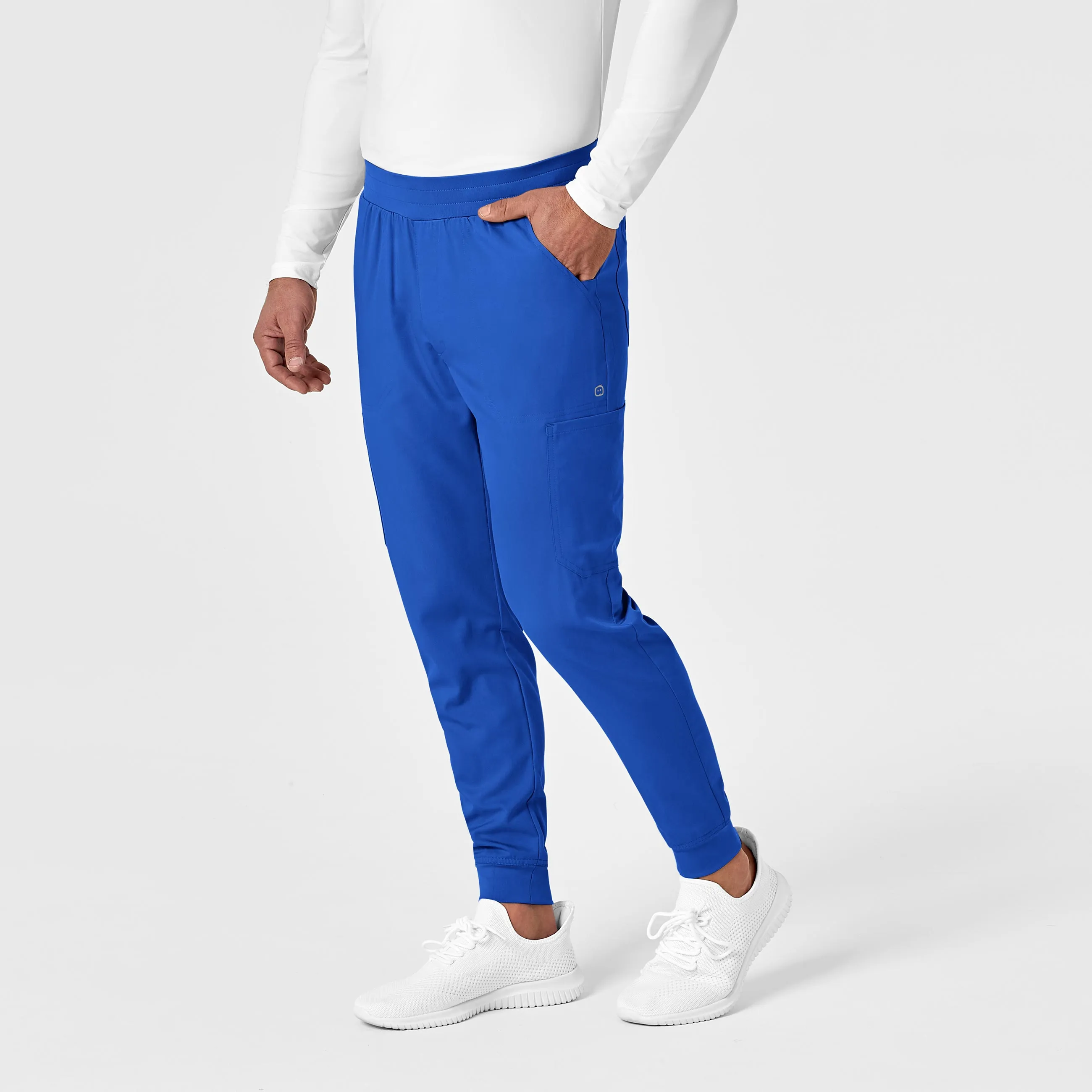 PRO Men's Cargo Jogger Scrub Pant - Royal