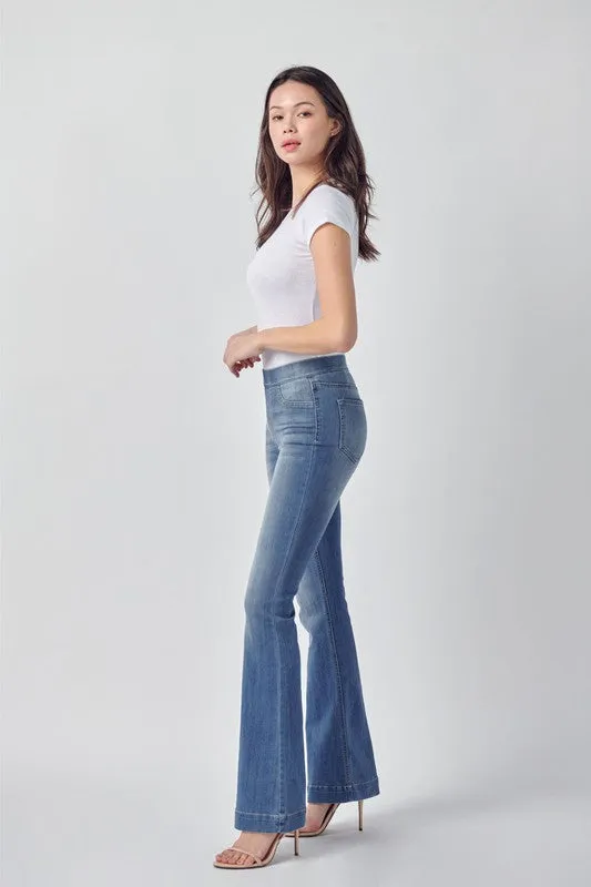 Pull-On Flare Jean - 33"