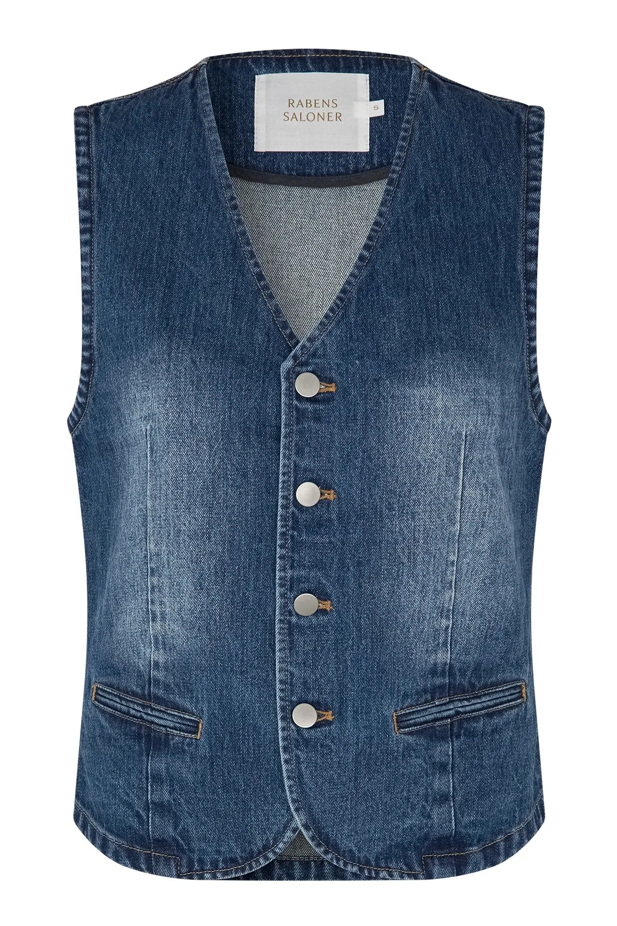 Rabens Saloner Denim Banu Vest