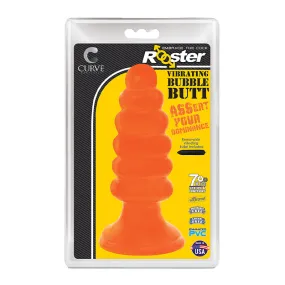 Rooster Vibrating Bubble Butt Orange