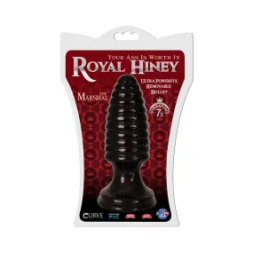 Royal Hiney Red The Marshal Black Butt Plug