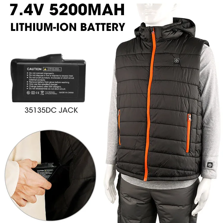 Savior Men's Heated Vest For Winter Outdoor Adventures