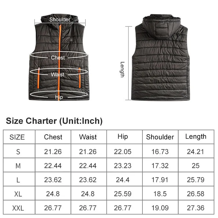 Savior Men's Heated Vest For Winter Outdoor Adventures