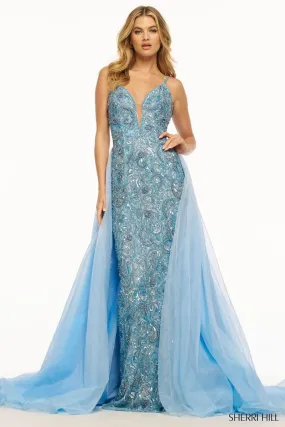 Sherri Hill Long Beaded Prom Dress 56018