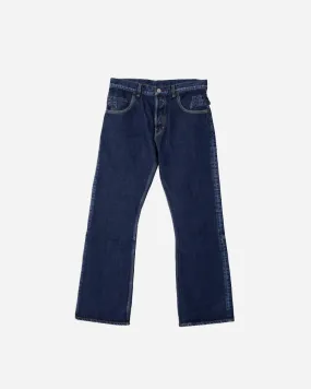 SLIM FLARE DENIM PANTS -Sharon- .06【WASH INDIGO】