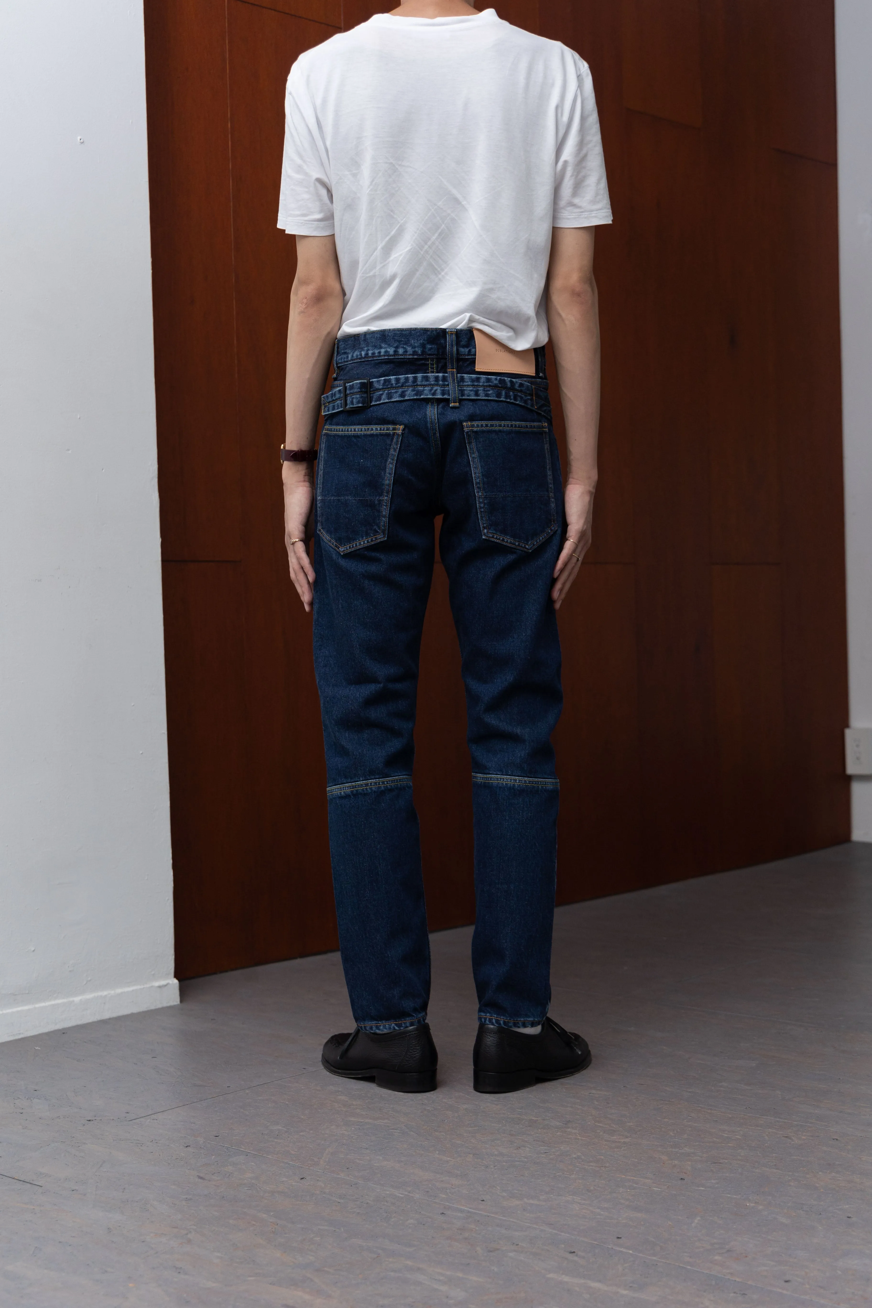 SLIM TAPERD SELVEDGE DENIM PANTS -Anderson- .06【WASH INDIGO】