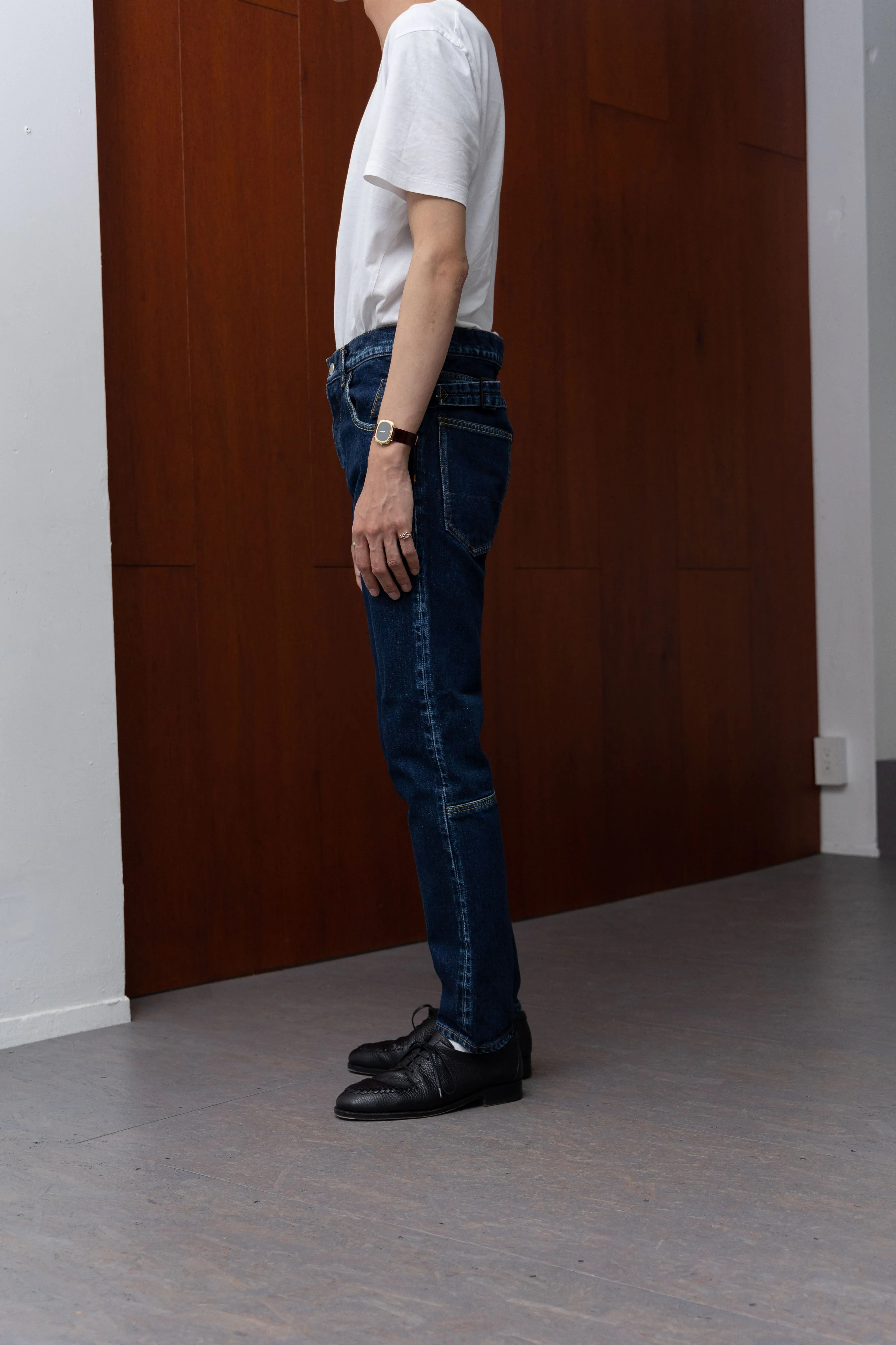 SLIM TAPERD SELVEDGE DENIM PANTS -Anderson- .06【WASH INDIGO】