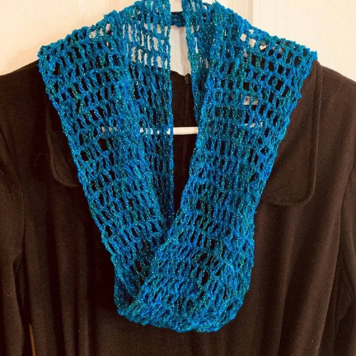 Sparkly Shawl Crochet Pattern