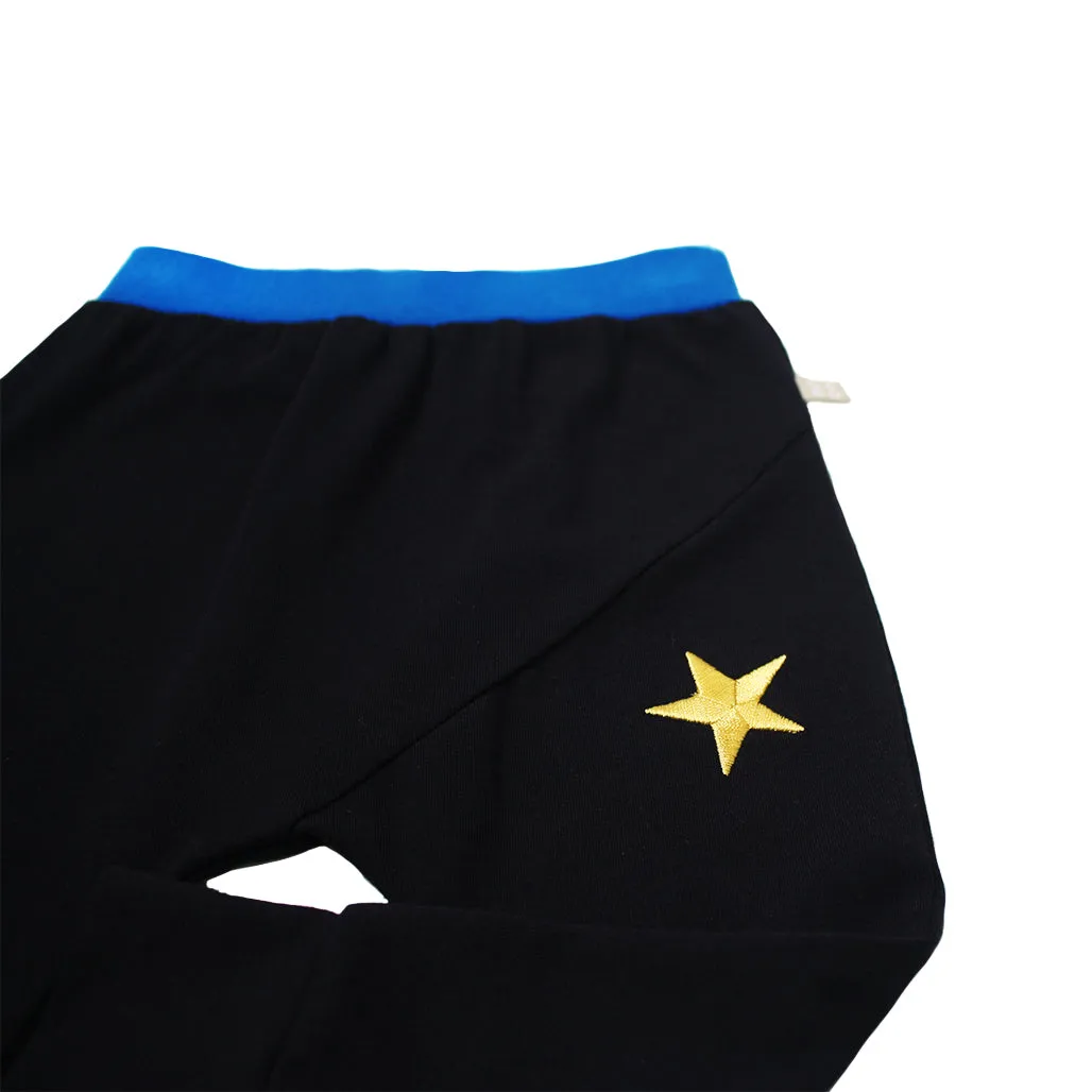 Starry Gaze Nova Harem Pants (Black)