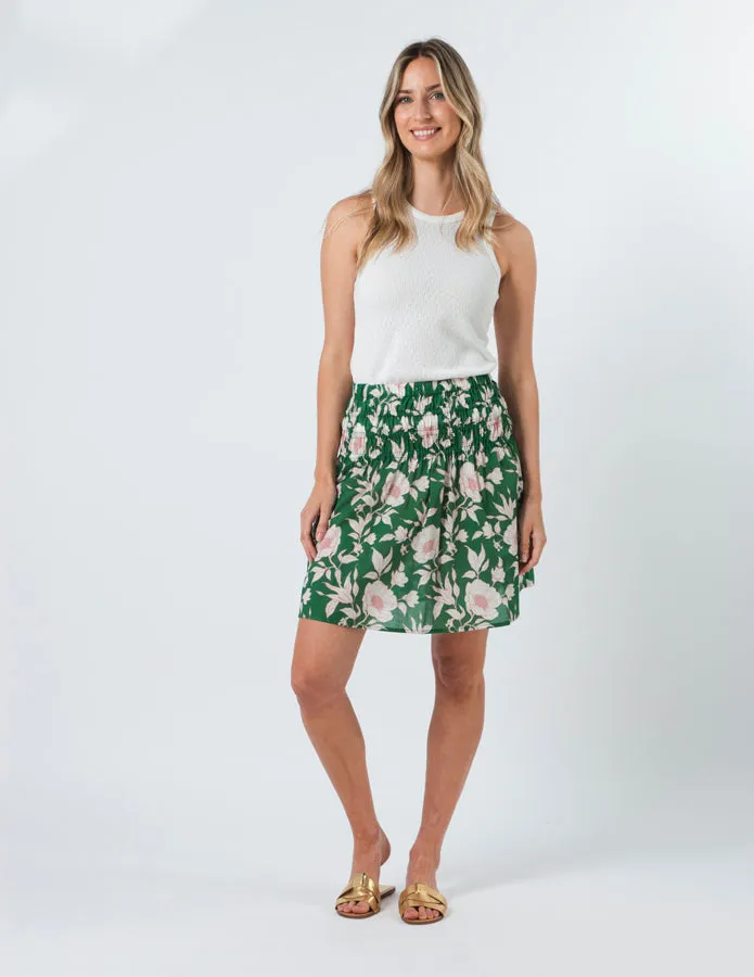 Stella   Gemma Orla Skirt - Vintage Green Floral