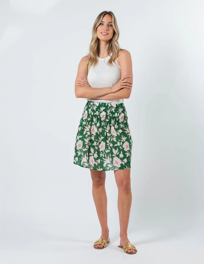 Stella   Gemma Orla Skirt - Vintage Green Floral