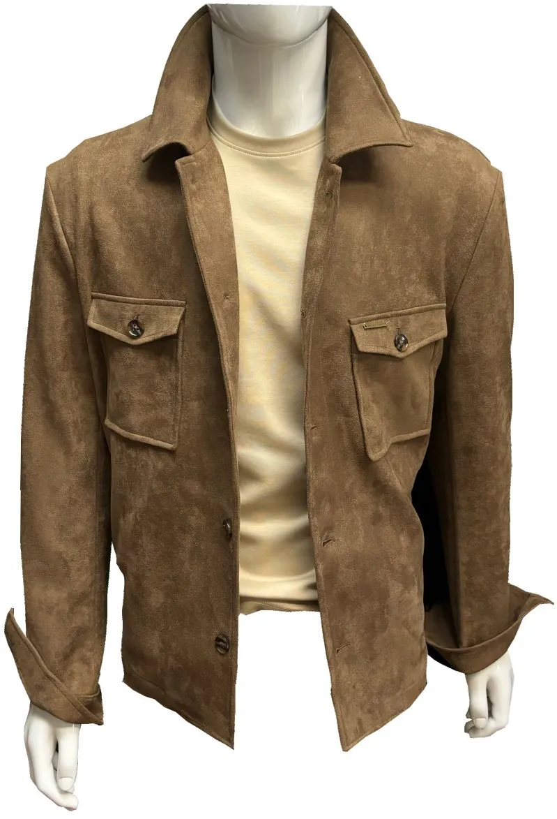 Suede Overshirt