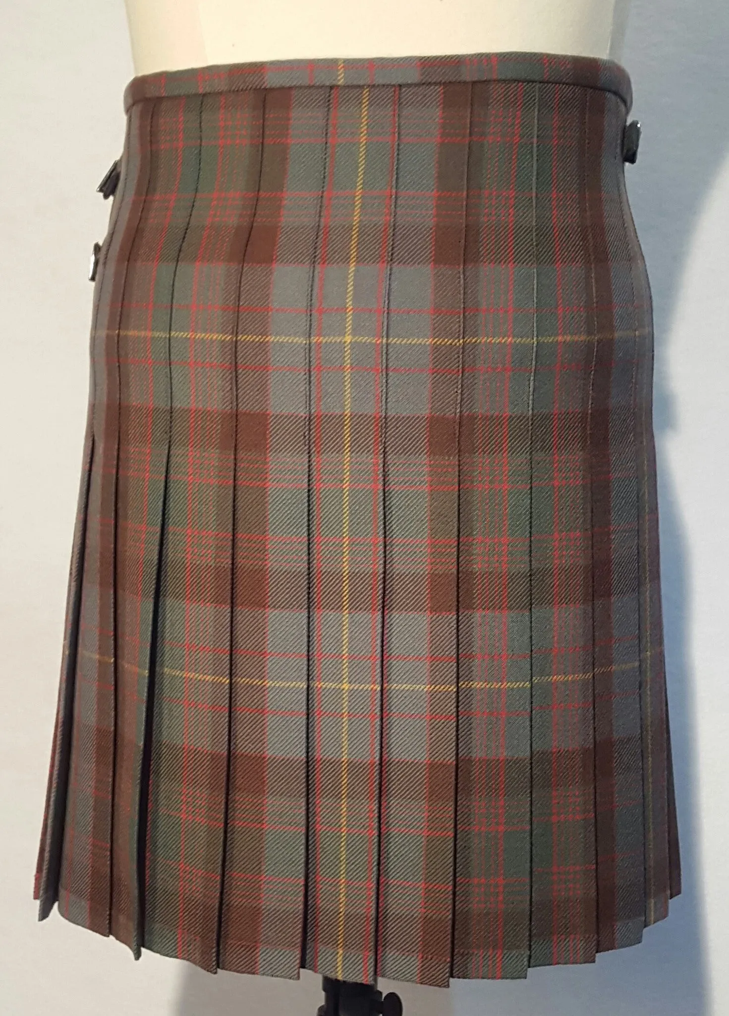 Sweep Front Tartan Kilt Skirt