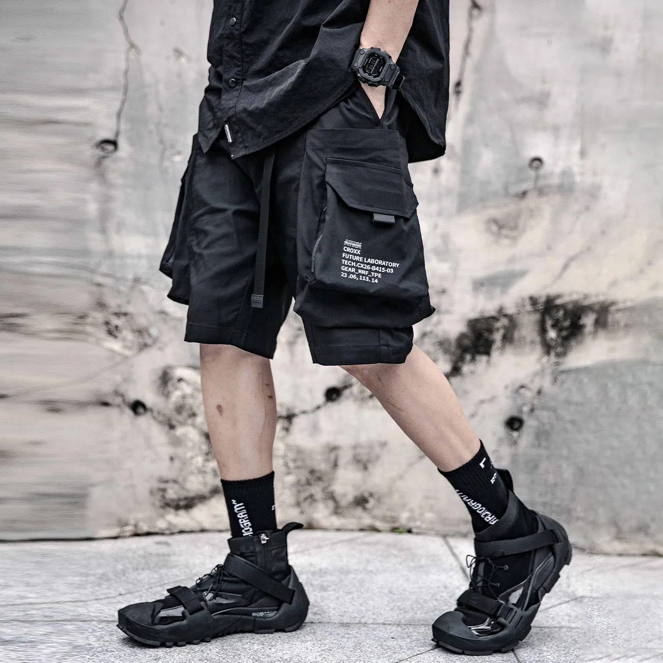 Techwear Cargo Shorts