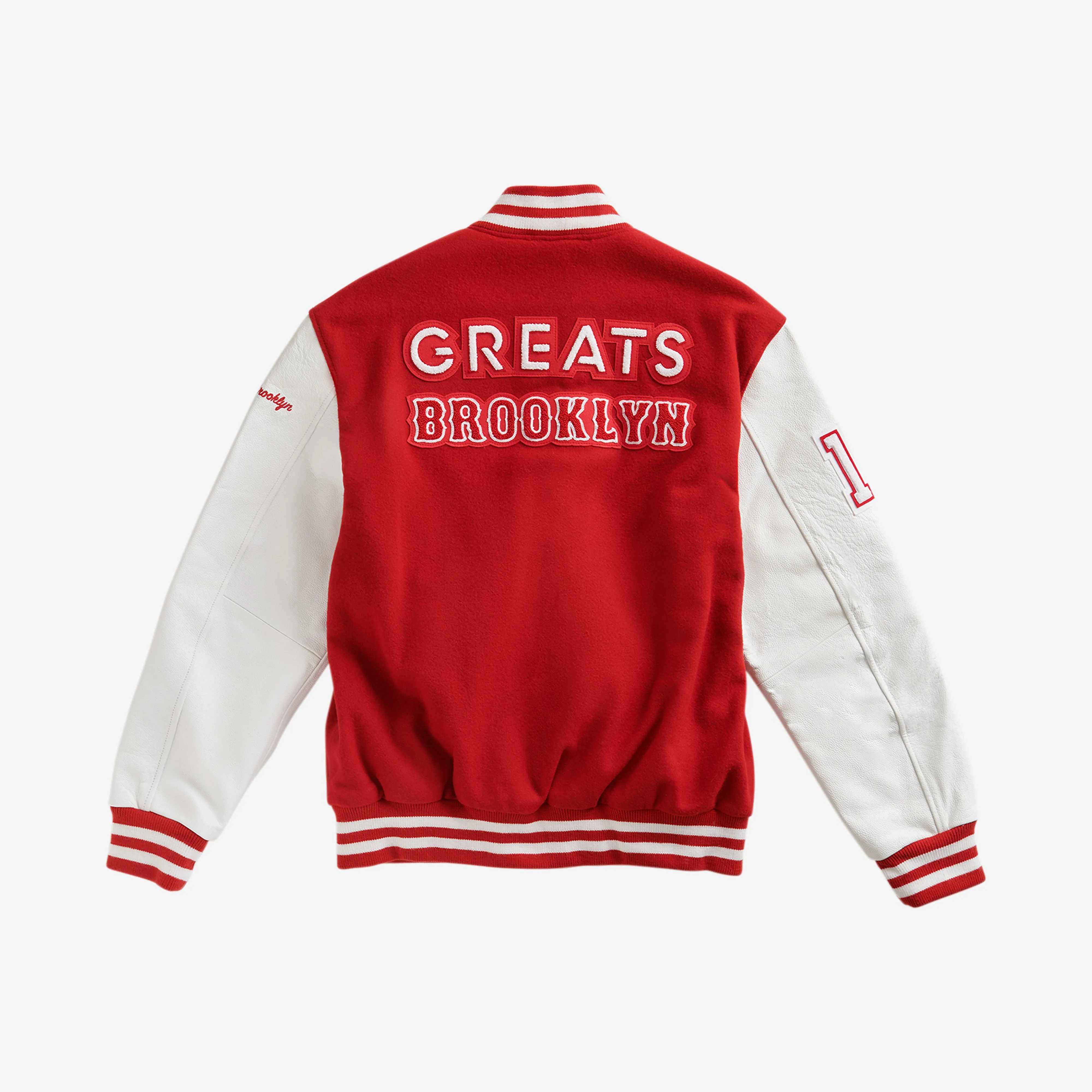 The GREATS Varsity Bomber - Red