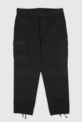 Vintage Black Utility Cargo Pants 01