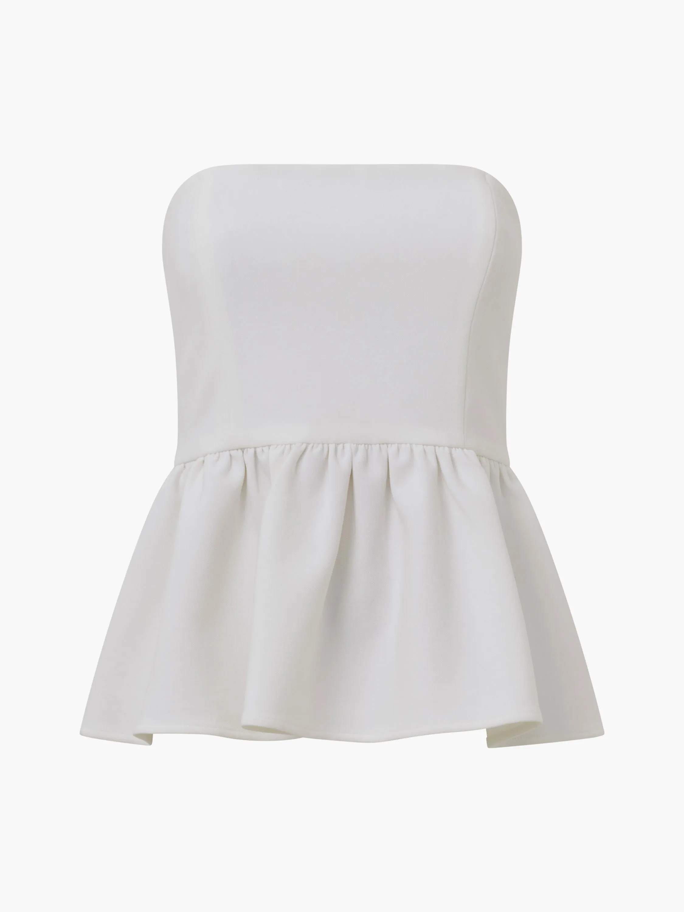 Whisper Strapless Peplum Top