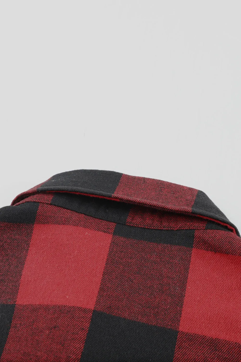 willow plaid shirt coat