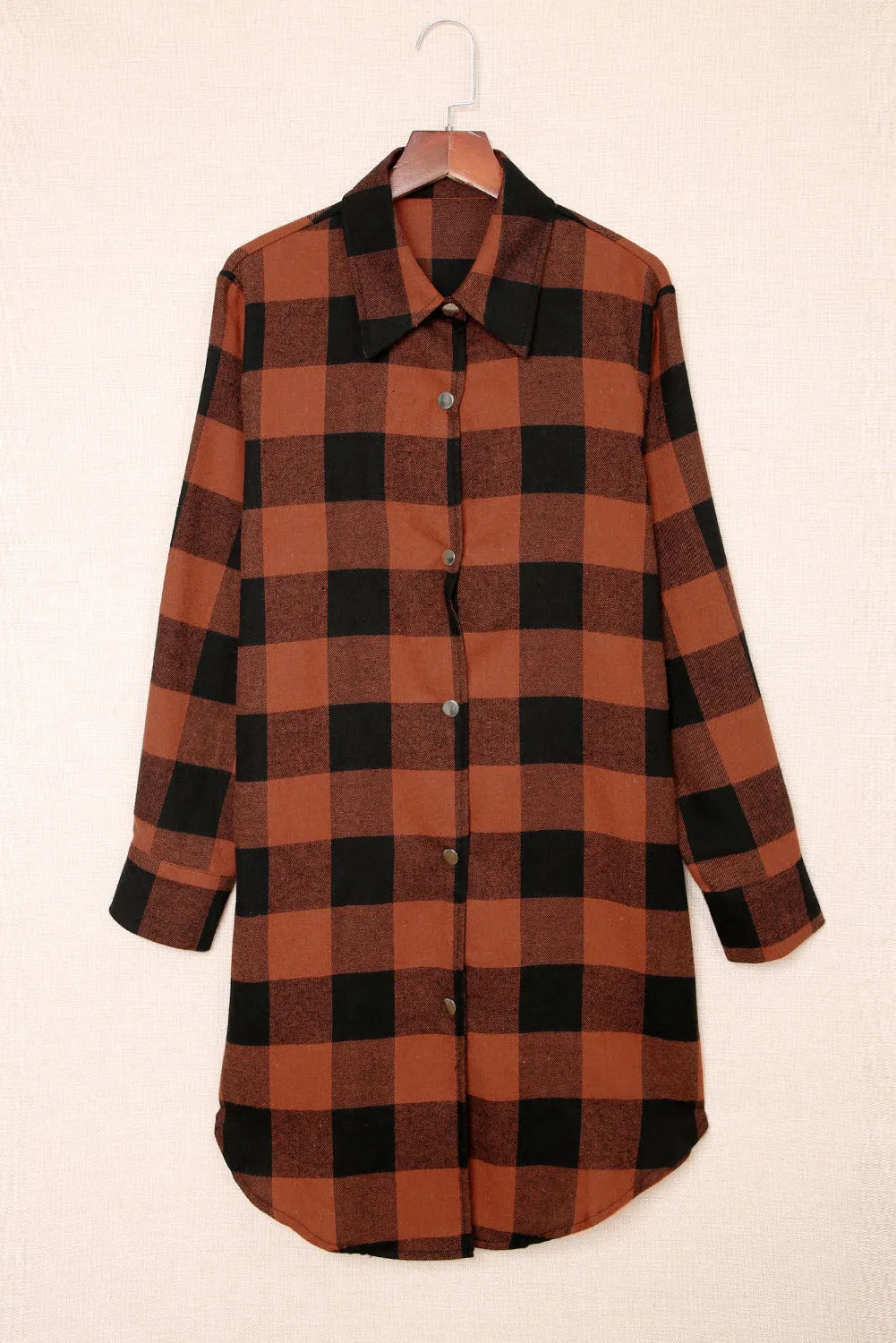 willow plaid shirt coat