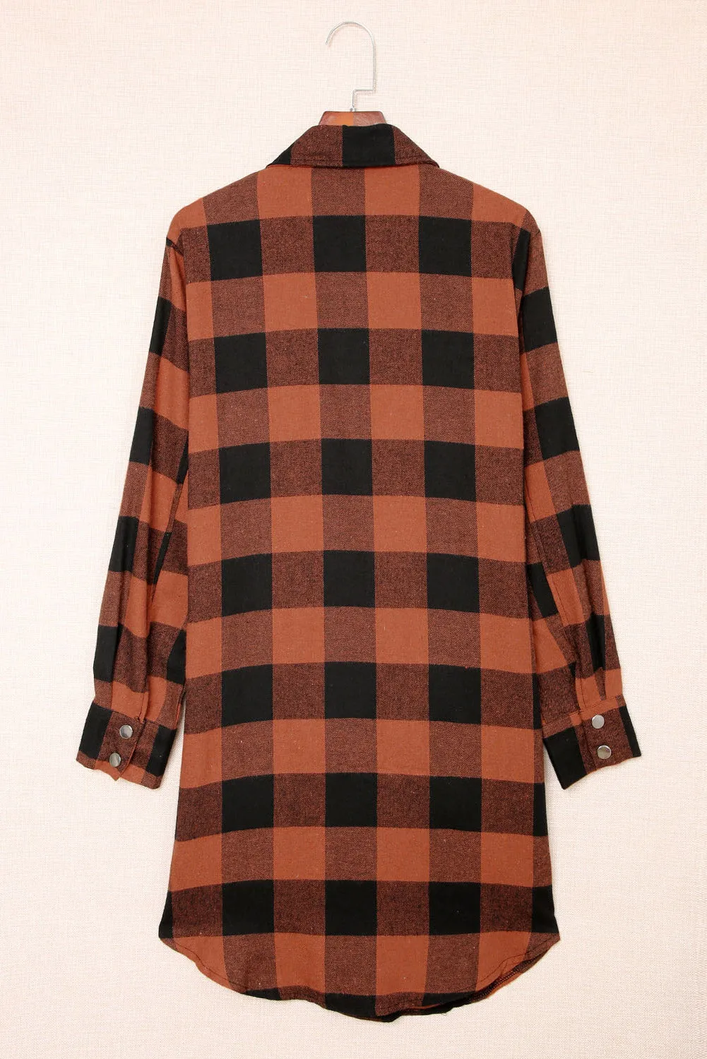 willow plaid shirt coat