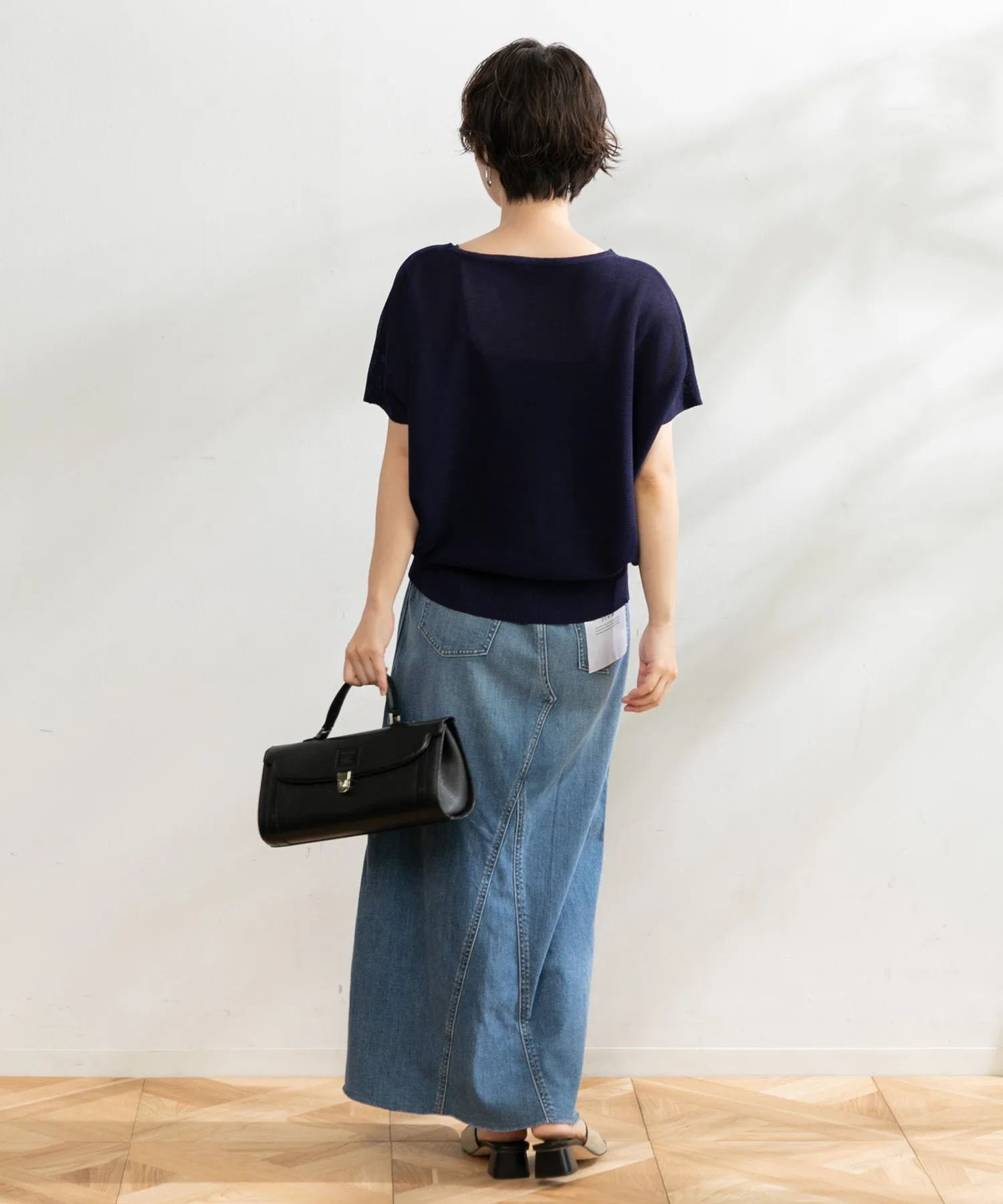 【WOMEN】Healthy denim Pear Maxi マキシスカート