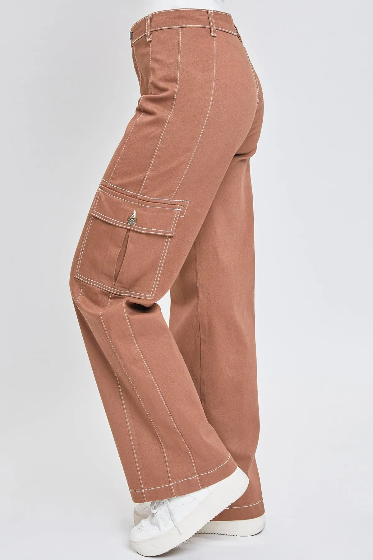 Women's Cargo Pants With Front Seam