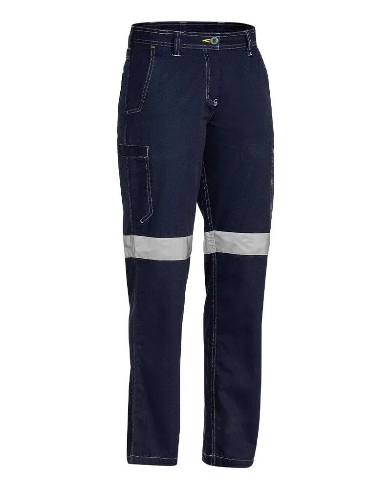 *Womens Taped Cool Vented Lightweight Cargo Pants* - Navy