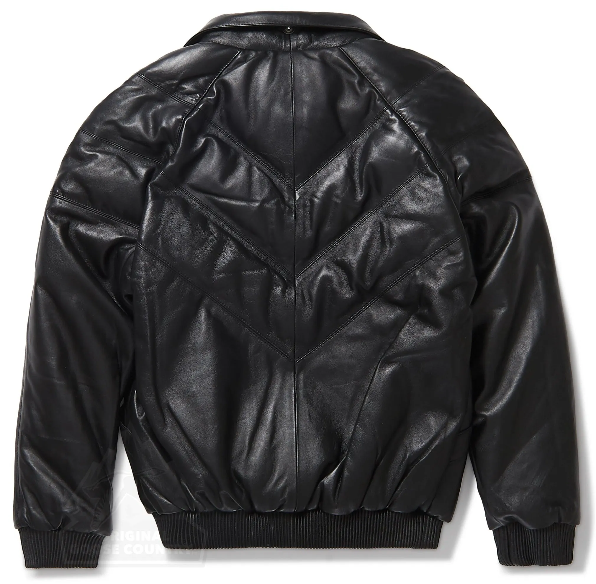 Women's V-bomber Jacket In Black