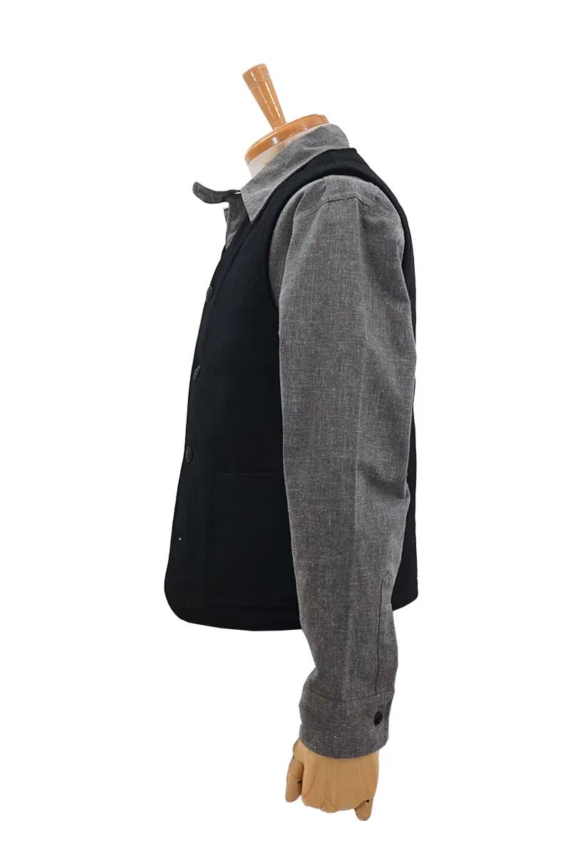 Wool Melton Work Vest