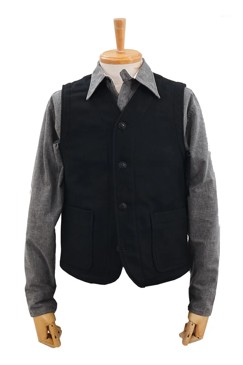 Wool Melton Work Vest