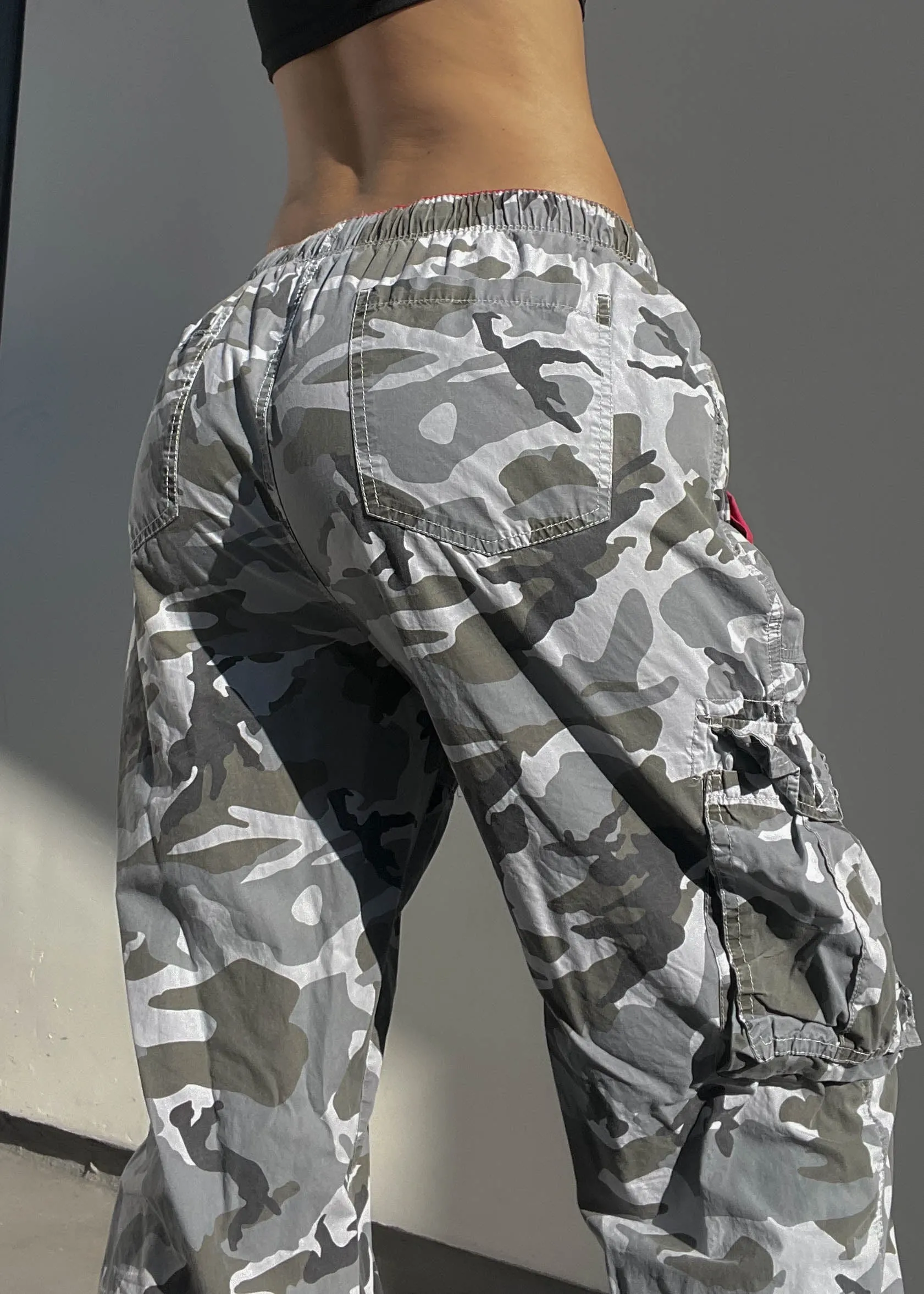 Y2k Camo Cargo Pants (S-M)