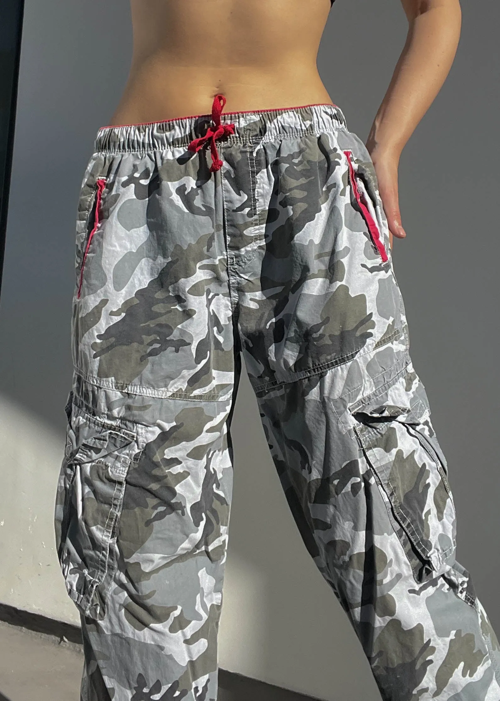 Y2k Camo Cargo Pants (S-M)